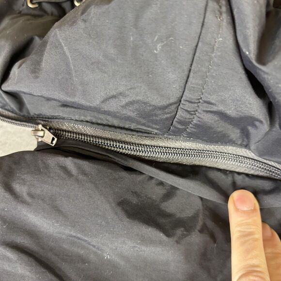 Wantdo Jacket Mens XL Black Hooded Puffer Parka Faux Fur Trim Winter Coat - Picture 12 of 13